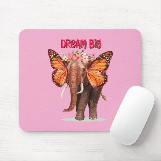 Träumen groß wie ein Elefant Inspiration Mousepad (Mit Mouse)
