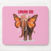 Träumen groß wie ein Elefant Inspiration Mousepad (Vorne)