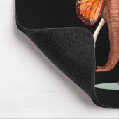 Träumen groß wie ein Elefant Inspiration Mousepad (Ecke)