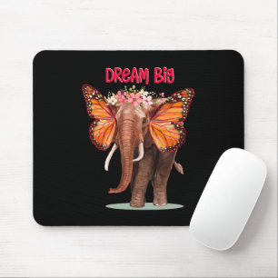 Träumen groß wie ein Elefant Inspiration Mousepad