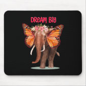 Träumen groß wie ein Elefant Inspiration Mousepad (Vorne)