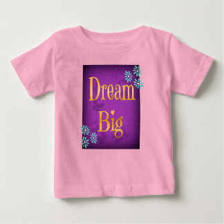 Träumen Große Blume Schmetterlinge Kinderkind Baby T-shirt