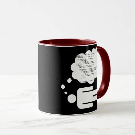 Träumen im Code Tasse (VorderseiteRechts)