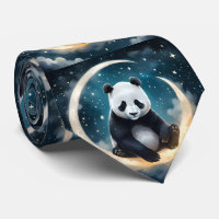 Träumen im Mondlicht: Pandas Celestial Serenade