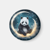 Träumen im Mondlicht: Pandas Celestial Serenade Magnet (Vorne)