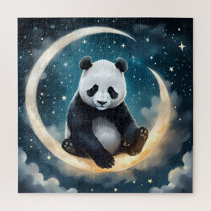 Träumen im Mondlicht: Pandas Celestial Serenade Puzzle