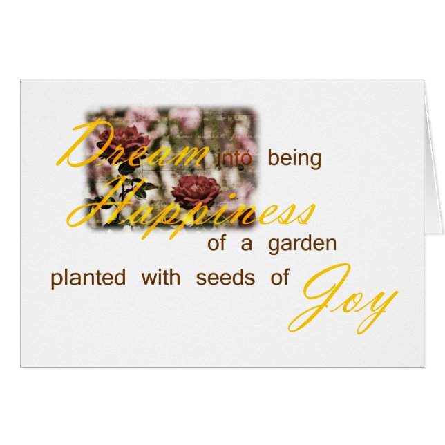 Träumen in das Sein (Vorderseite (Horizontal))