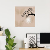 Träumen in das Sein Poster (Heimbüro)