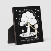 Träumen in der Realität Kleiner Junge, Big Dreams Fotoplatte (Vorderseite)