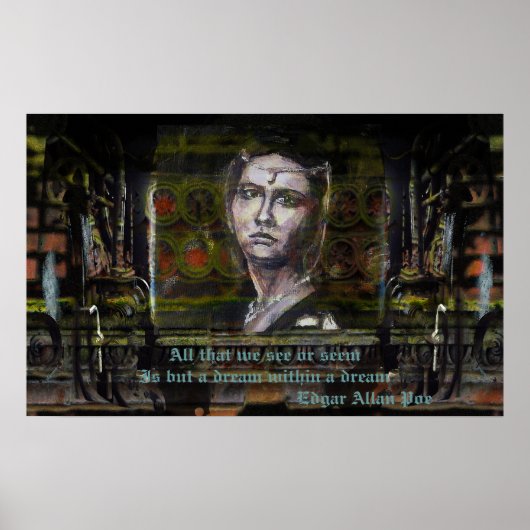 Träumen in einem Traumposter Poster (Vorne)