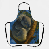 Träumen in Eukalyptus - Schlafen Koala Kunst Schürze (Vorderseite)