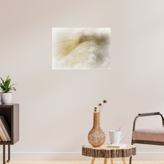 Träumen in Weiß Poster (Wohnzimmer 3)