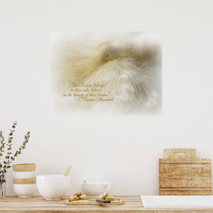 Träumen in Weiß Poster