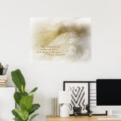 Träumen in Weiß Poster (Heimbüro)