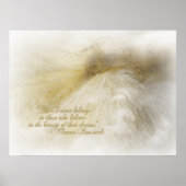 Träumen in Weiß Poster (Vorne)