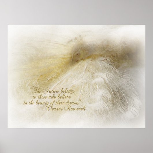 Träumen in Weiß Poster (Vorne)