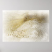 Träumen in Weiß Poster (Vorne)