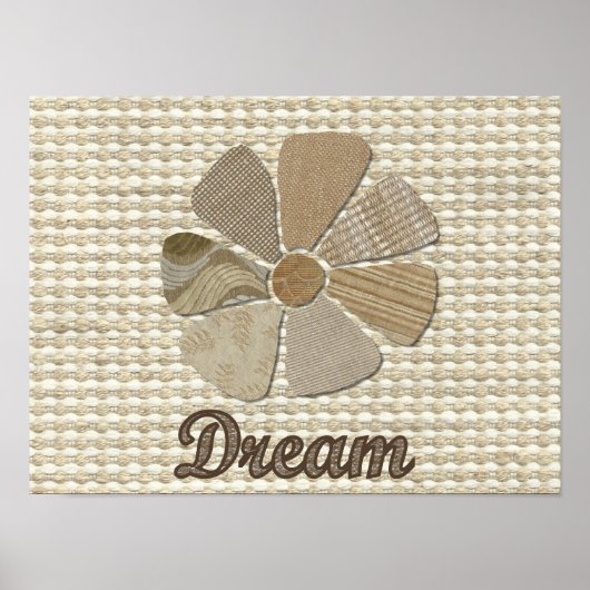 Träumen Inspiration Collage Poster (Vorne)