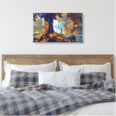 Träumen | Maxfield Parrish | Leinwanddruck (Insitu (Schlafzimmer))