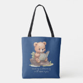 Träumen mit offenen Augen Tasche (Rückseite)