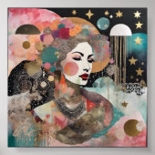 Träumen mit Sternen Poster (Vorne)