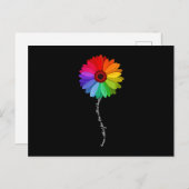 Träumen ohne Angst Liebe ohne Grenzen Regenbogen Postkarte (Vorne/Hinten)