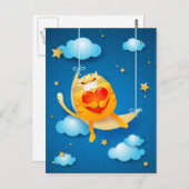 Träumen Postkarte (Vorne/Hinten)