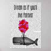 Träumen Sie, als würden Sie ewig leben Poster (Vorne)