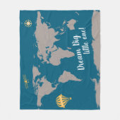 Träumen Sie ein großes kleines! Babydecke Fleecedecke (Vorderseite)