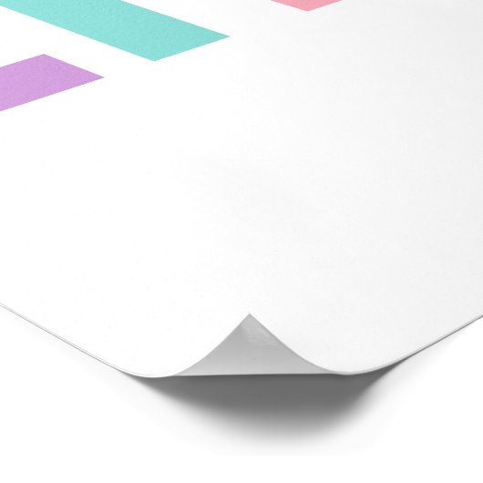 Träumen Sie ein kleines Kinderposter Poster (Ecke)