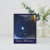 Träumen Sie ein wenig Traum Postkarte (Stehend Vorderseite)