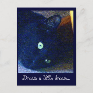 Träumen Sie ein wenig Traum Postkarte