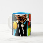 Träumen Sie einen kleinen Traum von mir Zweifarbige Tasse (Vorderseite Links)