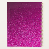 Träumen Sie es glauben, es zu erreichen rosa Motiv Planer (Rückseite)