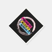 "Träumen Sie es, glauben Sie es, erreichen Sie es  Serviette (Ecke)