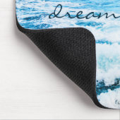 Träumen Sie es Hawaii Türkis Blue Waves Foto Mousepad (Ecke)