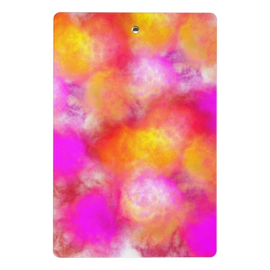 Träumen Sie es, planen Sie es, erreichen Sie es fa Mini Klemmbrett (Rückseite)