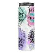 Träumen Sie es, positive Bejahungen, Thermosbecher (Rückseite)