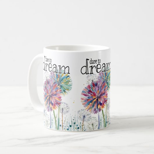 Träumen Sie es, Unkraut zu wünschen Kaffeetasse (Vorderseite Links)