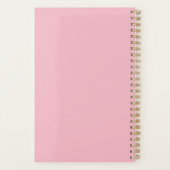 Träumen Sie, es zu planen, es zu tun, typografisch Planer (Rückseite)