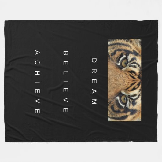 träumen sie glauben, sie zu erreichen Motivation Fleecedecke (Vorderseite (Horizontal))