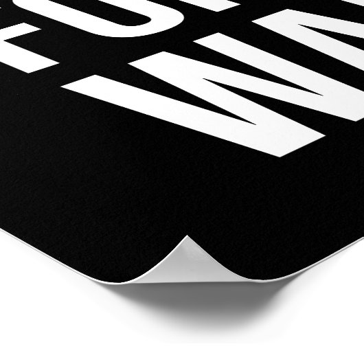 Träumen Sie groß, aber vergessen Sie nicht, Wecken Poster (Ecke)