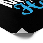 Träumen Sie groß, arbeiten Sie hart, machen Sie es Poster (Ecke)