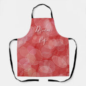 Träumen Sie groß. Rote Textur von Bokeh  Schürze (Vorderseite)