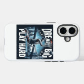 Träumen Sie groß, spielen Sie hart Case-Mate iPhone Hülle (Rückseite (Horizontal))