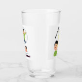 Träumen Sie große Arbeit hart Glas (Rechts)