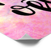 Träumen Sie große Arbeit harte Beten oft Poster (Ecke)