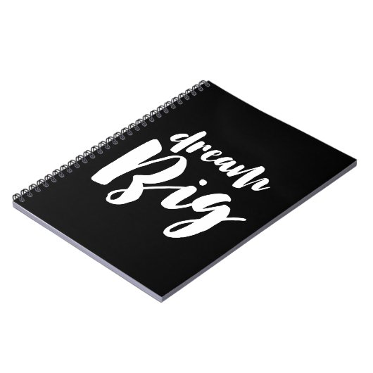 Träumen Sie großen Schriftart Notizblock (Linke Seite)