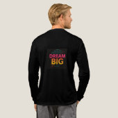 Träumen Sie lange für Männer Tri-Blend Shirt (Voller Rücken)