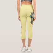 Träumen Sie nicht davon - trainieren Sie es! Fitne Capri Leggings (Rückseite)